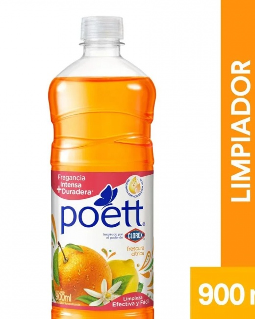 POETT FRESCURA TROPICAL 900 ML CAJA 12 UND