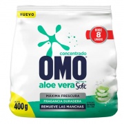 OMO DETERGENTE EN POLVO 400 G SOFT DESDE 10 UND