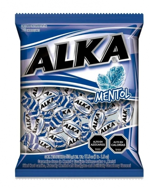 ALKA MENTOL BOLSA 100 DULCES