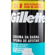 GILLETE ESPUMA DE AFEITAR 400 ML ORIGINAL PACK 6 UN.