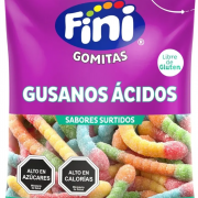 FINI GUSANOS ACIDO 90 G PACK 12 UN.