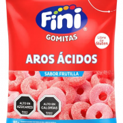 FINI AROS ACIDOS DE FRESA 80 G PACK 12 UN.