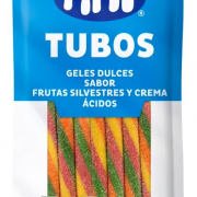 FINI TUBO FRUTAS SILVESTRES Y CREMA ACIDA 80 G PACK 12 UN.
