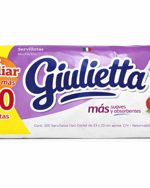 SERVILLETA GIULIETTA 300 UND PACK 12 UN.