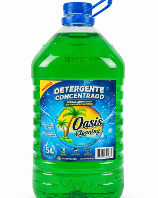 OASIS DETERGENTE CONCENTRADO VERDE 5 LT DESDE 5 UN.
