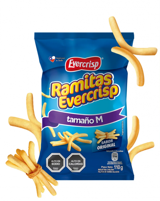 RAMITAS SALADAS TAMAÑO M 110 G DESDE 10 UN.
