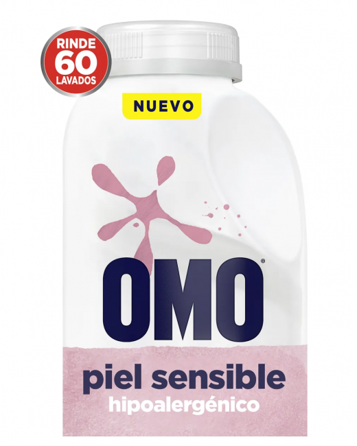OMO DILUIR PIEL SENSIBLE 500 ML DESDE 3 UN.