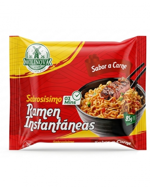 RAMEN MOLINOVA CARNE 85 GR DESDE 10 UN.
