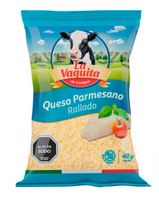 QUESO RAYADO LA VAQUITA 40 GR DESDE 10 UN.