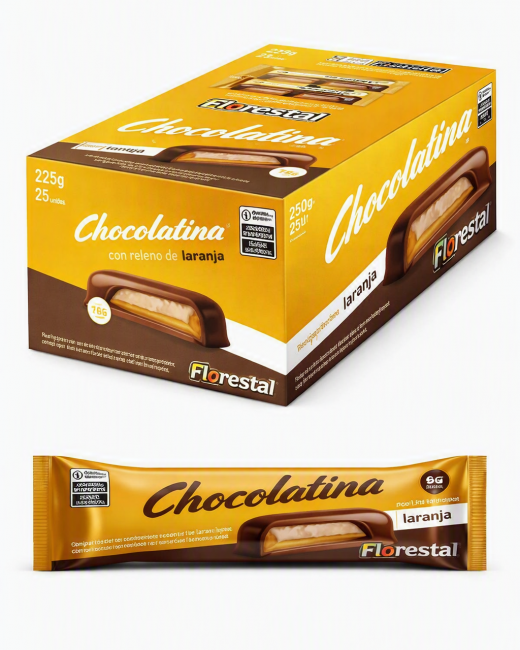 CHOCOLATINA NARANJA /25 UN/