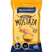 TRAVERSO MOSTAZA 1 KG PACK 10 UN.