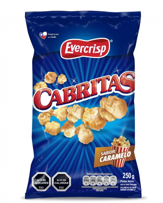 EVERCRISP FAMILIAR CABRITAS 250 GR DESDE 3 UN.