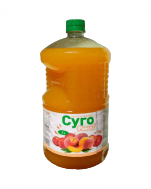JUGO CYRO DURAZNO 2 LITROS DISPLAY 6 UNIDADES