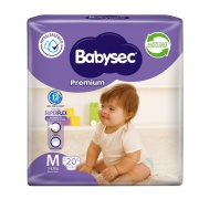 BABYSEC TALLA (M) MANGA DE 8 UNIDADES
