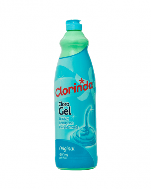 CLORO GEL CLORINDA 900 ML PACK 12 UN.