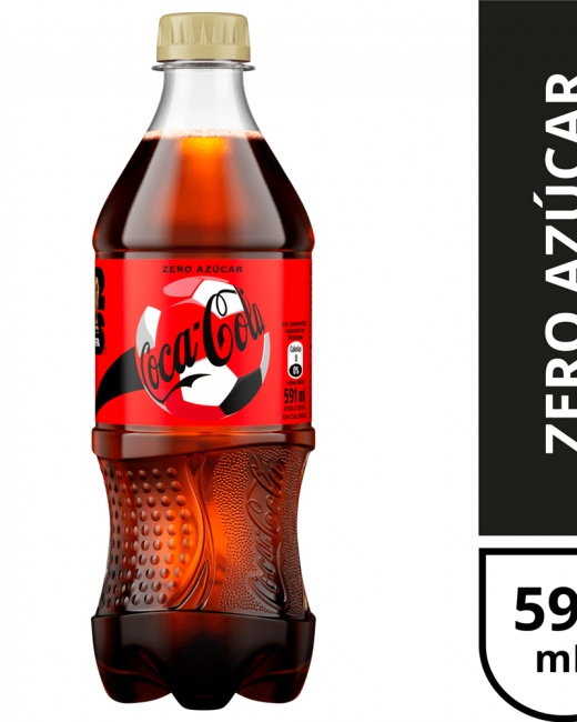 COCA COLA ZERO 591 ML DISPLAY 6 UN.
