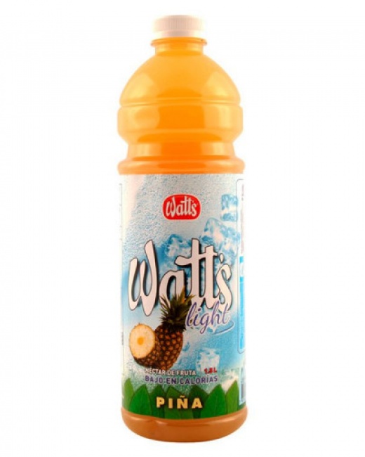 WATTS PIÑA LIGHT 1.5 LT DISPLAY 6 UN.