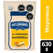 MAYONESA HELLMANS 630 GR 12UND.