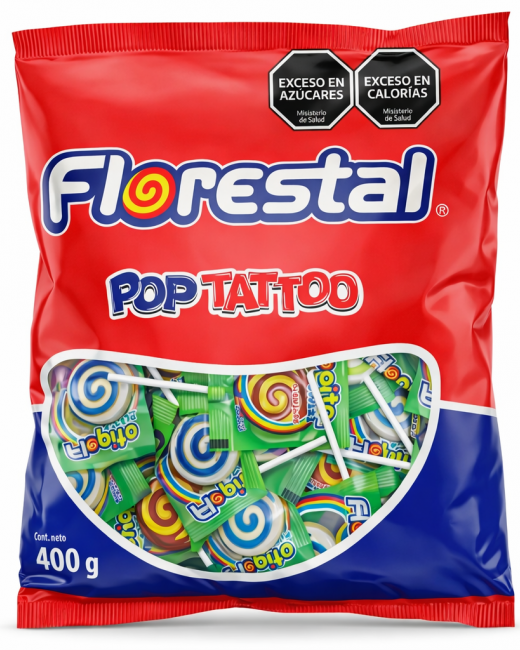 FLORESTAL PALETA POP FLOPITO TWIST /50 UN/