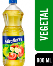 ACEITE MIRAFLORES 900 ML CAJA 15 UNIDADES