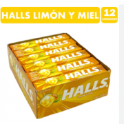 HALLS LIMON Y MIEL CAJITA 12 UN.
