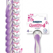 SCHICK QUATRO MUJER TIRA 10 UNIDADES