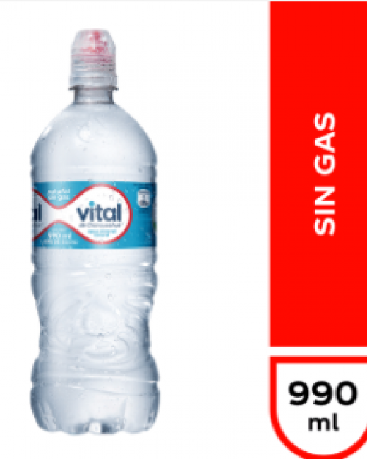 VITAL SIN GAS DE 900 ML DISPLAY DE 6 UN. 