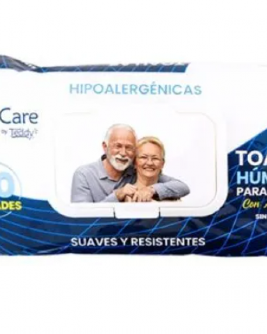 TOALLAS HUMEDAS PARA ADULTOS CAJADE 12 UNIDADES