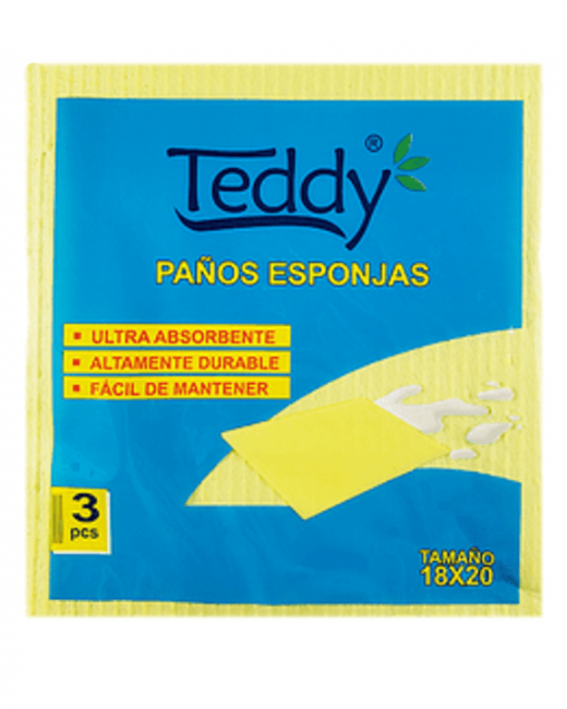 TEDDY PAÑO ESPONJA CAJA DE 30 UN. 
