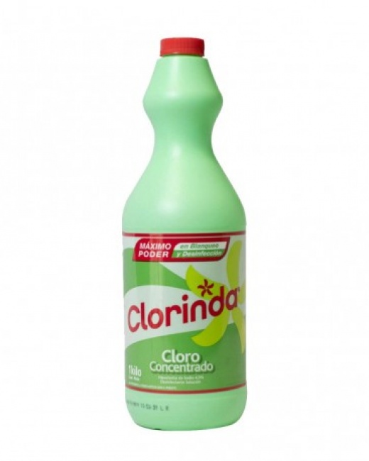 CLORINDA 1 LITRO PACK DE 5 UN.