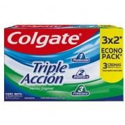 COLGATE TRIPLE ACCION 75 ML X3