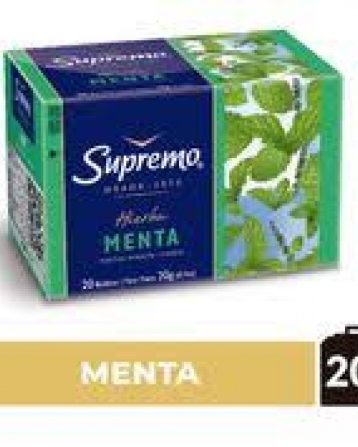TE SUPREMO MENTA CAJITA 20 UNIDADES