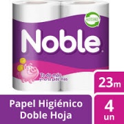 CONFORT NOBLE 4 ROLLOS 23 MT. MANGA 10 UNIDADES 