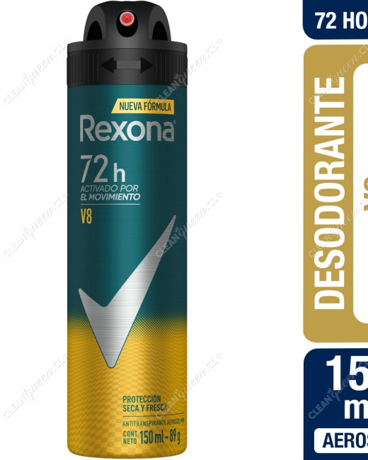 REXONA V8 SPRAY CAJA DE 12 UNIDADES