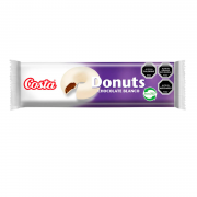 COSTA DONUTS CHOCOLATE BLANCO 100 GR PACK 24 UN.