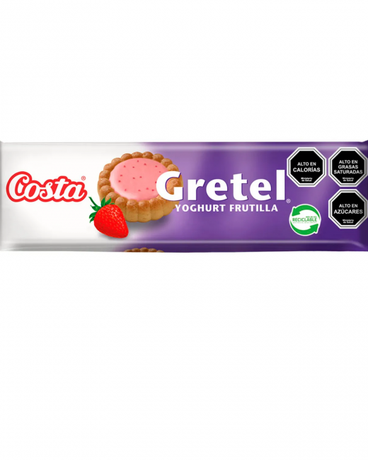COSTA GRETEL YOGURT FRUTILLA 85 GR PACK 24 UN.
