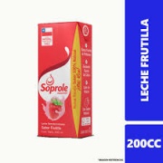 LECHE CON FRUTILLA 200 ML CAJA DE 30 UNIDADES