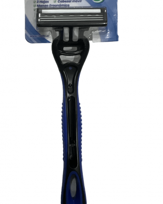 TEDDY MAQUINA DE AFEITAR 3 HOJILLAS TIRA 24 UN.