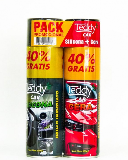 PACK SILICONA Y CERA PARA AUTO DESDE 3 UN. EN ADELANTE