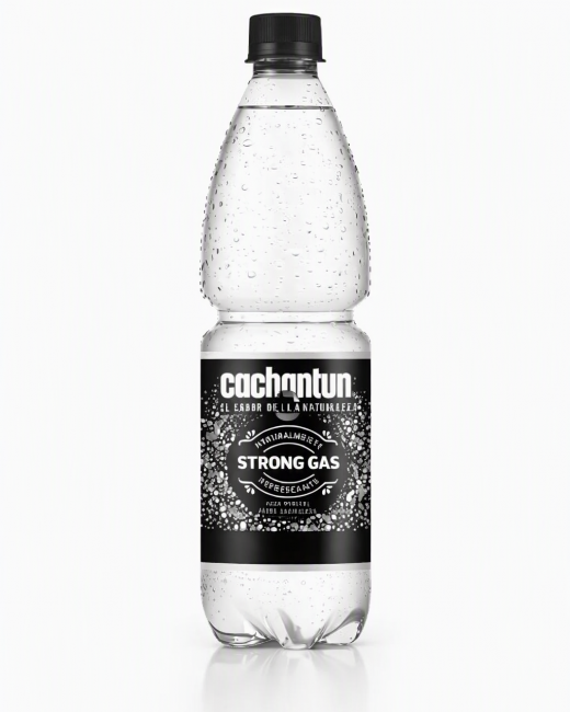 CACHANTUN STRONG CON GAS 600 ML PACK 12 UN.
