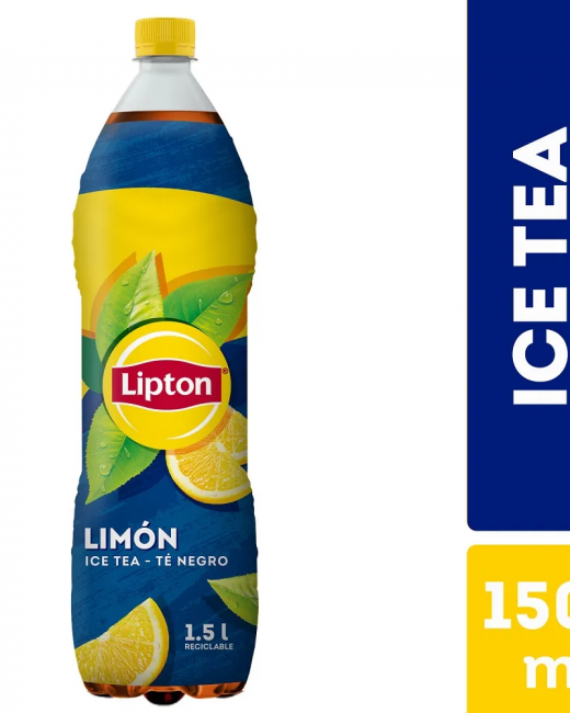 LIPTON TE NEGRO LIMON 1.5 LT PACK 6 UN.